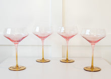 Load image into Gallery viewer, Amber Coupe Glass - Set of 4
