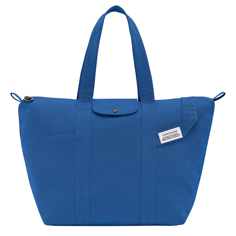 Longchamp Le Pliage Collection X-Large Canvas Tote Bag in Atlantic blue