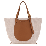 Longchamp Le Foulonné Complice Tote Bag - Caramel