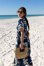 Load image into Gallery viewer, woman on the beach in the Cora Caftan
