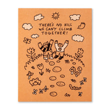 Load image into Gallery viewer, There's no hill we can't climb together! Friendship Card with envelope 

