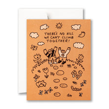 Load image into Gallery viewer, There's no hill we can't climb together! Friendship Card with envelope
