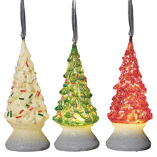 Load image into Gallery viewer, Lighted Sprinkle Tree Ornament - 4.25"H
