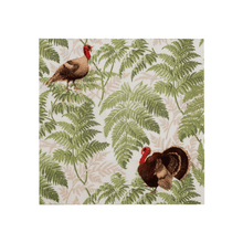 Load image into Gallery viewer, Caspari Turkey Among Ferns Paper Napkins
