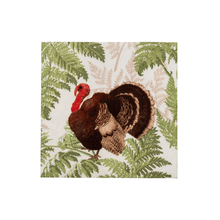 Load image into Gallery viewer, Caspari Turkey Among Ferns Paper Napkins
