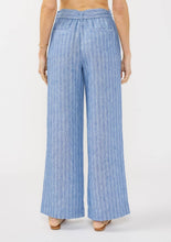 Load image into Gallery viewer, Striped Wide Leg Pant with Side Pockets back view showing pockets 
