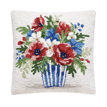 Load image into Gallery viewer, Patriotic Poppies Hook Pillow

