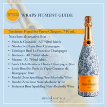 Load image into Gallery viewer, list of bottles the Champagne Bottle wrap fits
