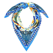 Load image into Gallery viewer, Bandidas Blue Medium Scarf
