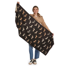 Load image into Gallery viewer, Good Dog Energy Reversible Scarf with Dog Print
