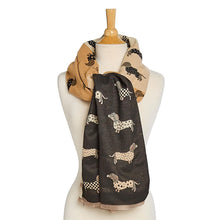 Load image into Gallery viewer, Good Dog Energy Reversible Scarf with Dog Print
