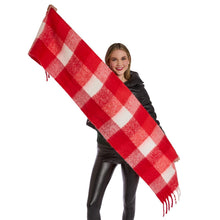 Load image into Gallery viewer, Scarlet Plaid Scarf
