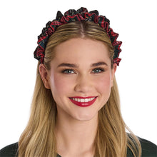 Load image into Gallery viewer, person wearing green Plaid Headbands
