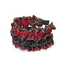 Load image into Gallery viewer, Plaid Headbands one wit ha red plaid one more green
