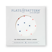 Load image into Gallery viewer, Plate &amp; Pattern Oh Say Can You See Flat Plate Liners
