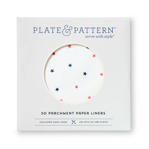 Plate & Pattern Oh Say Can You See Flat Plate Liners