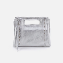 Load image into Gallery viewer, HOBO Ace Clutch in Pebbled Leather - Argento
