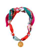 Load image into Gallery viewer, Belmont Scarf Necklace - Sunburst Heart
