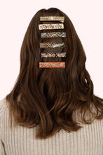 Load image into Gallery viewer, Powder Hairclips - Midnight &amp; Champagne Glamour
