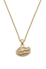 Load image into Gallery viewer, Florida Gators 24K Gold Plated Pendant Necklace
