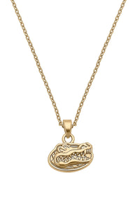 Florida Gators 24K Gold Plated Pendant Necklace