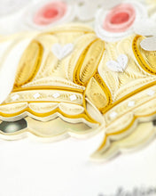 Load image into Gallery viewer, Quilled Wedding Bells Greeting Card
