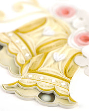 Load image into Gallery viewer, Quilled Wedding Bells Greeting Card
