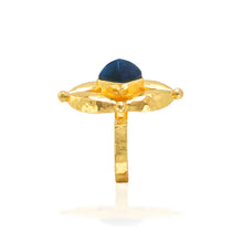 Load image into Gallery viewer, Capucine de Wulf Mystic Eye Ring - Blue Labradorite
