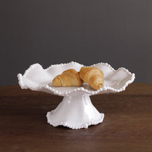 Load image into Gallery viewer, Beatriz Ball VIDA Alegria Small Pedestal Cake Plate with pastries 
