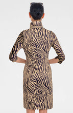 Load image into Gallery viewer, Gretchen Scott Designs Everywhere Dress Animal Instincts - Zebra Khaki
