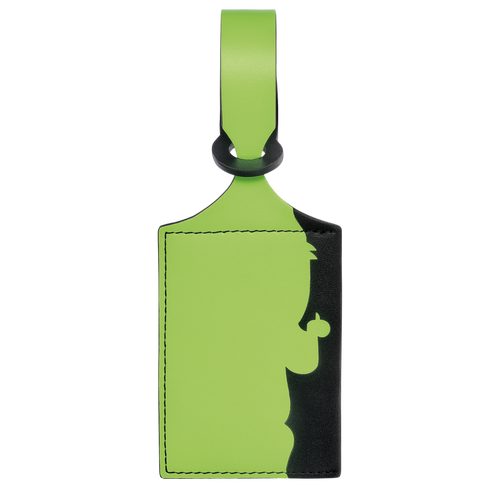 Longchamp LGP Travel Luggage Tag Green Light