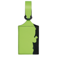 Longchamp LGP Travel Luggage Tag Green Light