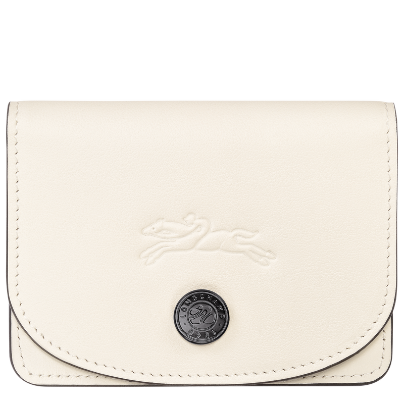 Longchamp Le Pliage Xtra Card Holder in Ecru