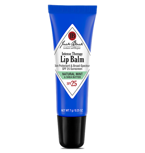Jack Black Intense Therapy Lip Balm SPF 25 Natural Mint & Shea Butter 