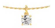 Crislu Evertwined Rope Necklace Finished in 18kt Yellow Gold