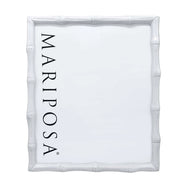 Mariposa Bamboo White 8x10 Frame