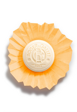 Load image into Gallery viewer, Roger &amp; Gallet Single Soap 3.5oz - Neroli with open paper showing branded soap
