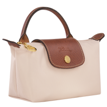 Load image into Gallery viewer, Longchamp Le Pliage Original Pouch w/ Handle - in Paper showing width
