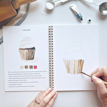 Load image into Gallery viewer, person painting a cupcake
