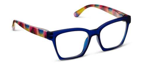 Blue square frames colorful Tortoise arms