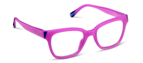Soft square frames bright purple