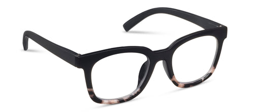 Square frame black on the top and matching black light tortoise on the bottom