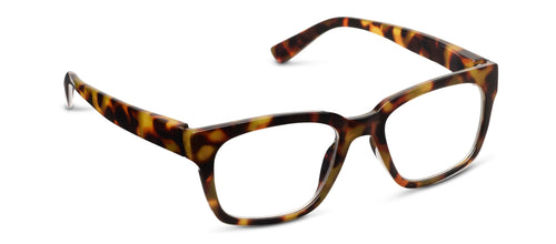 Brown and amber Tortoise square frames