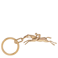 Longchamp Cavalier Longchamp Key Ring - Very Pale Gold