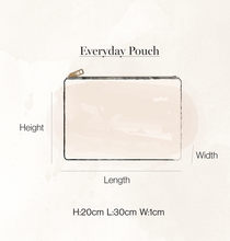 Load image into Gallery viewer, Turtle Conservation Everyday Pouch - Marine Navy Velvet

