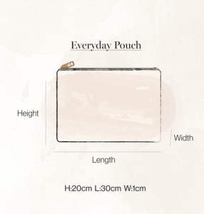 Turtle Conservation Everyday Pouch - Marine Navy Velvet