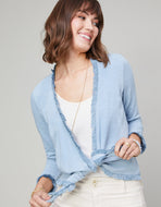 Spartina 449 Clara Convertible Cardigan Ashley Blue
