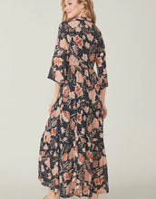 Load image into Gallery viewer, Maisie Midi Dress 1859 Lighthouse Starry Floral Slate
