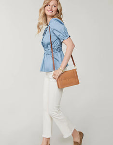 Ginette Blouse Dusty Turquoise
