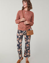 Load image into Gallery viewer, Maren Kick Flare Pant 1859 Lighthouse Starry Floral Slate
